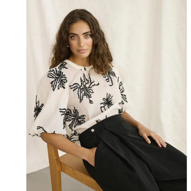 トップス 808 ZW COLLECTION ASYMMETRIC BUTTON-UP SHIRT - Black / White | ZARA Canada