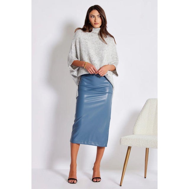 【Shalom】BUDDY SKIRT shalom BUDDY SKIRT Dark Gray Pleated Skirt